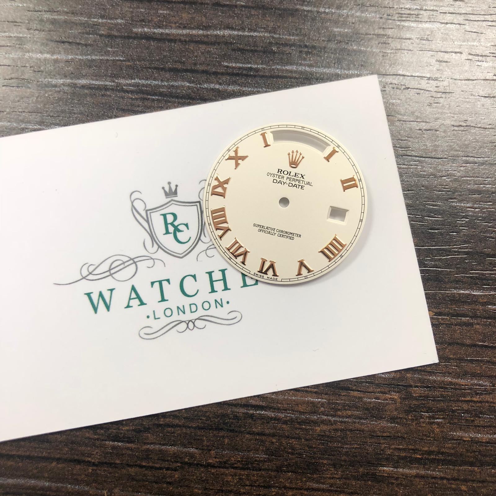 PARTS   Rolex Daydate ii Ivory Dial